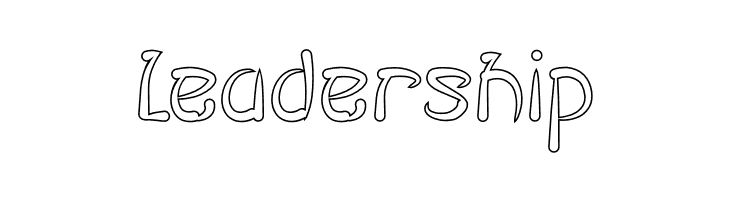 FISH BONE-Hollow  Free Fonts Download