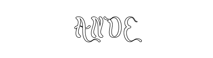 Flattered-Hollow  Free Fonts Download