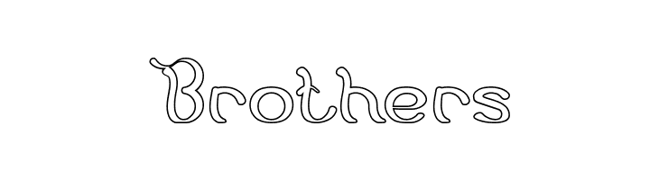 Flattered-Hollow  Free Fonts Download