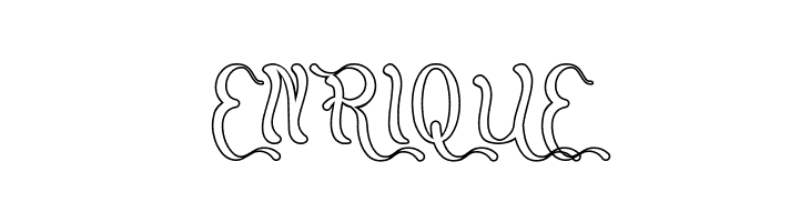 Flattered-Hollow  Free Fonts Download