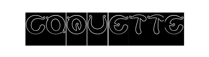 Flower Lover-Hollow-Inverse  Free Fonts Download