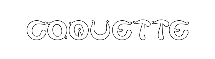 Flower Lover-Hollow  Free Fonts Download