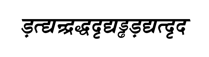 DV-TTSurekhEN-BoldItalic  Free Fonts Download
