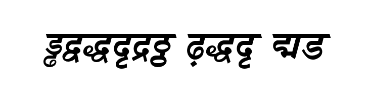 DV-TTSurekhEN-BoldItalic  Free Fonts Download