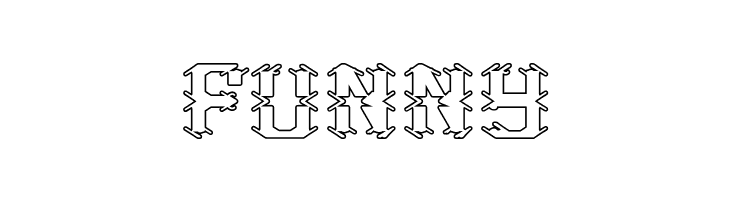 Frame Work-Hollow  Free Fonts Download