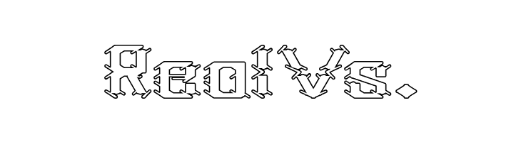 Frame Work-Hollow  Free Fonts Download