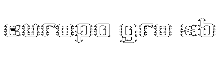 Frame Work-Hollow  Free Fonts Download