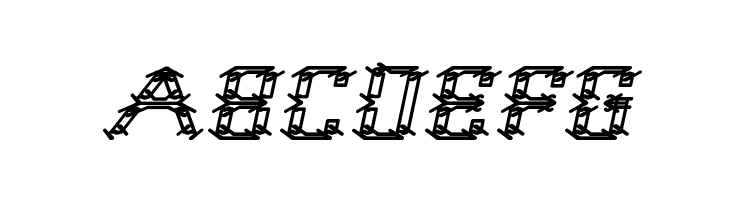 Frame Work Italic  Free Fonts Download