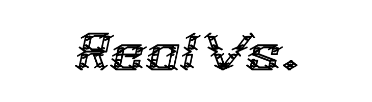 Frame Work Italic  Free Fonts Download