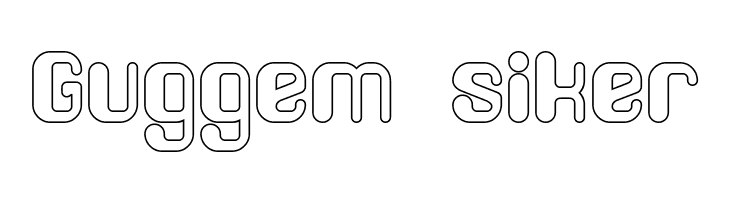 FRIENDLY ROBOT-Hollow  Free Fonts Download