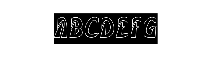 FROZEN ICE-Hollow  Free Fonts Download