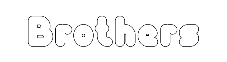 Funny and Cute-Hollow  Free Fonts Download