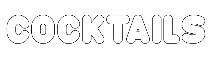 Funny and Cute-Hollow  Free Fonts Download