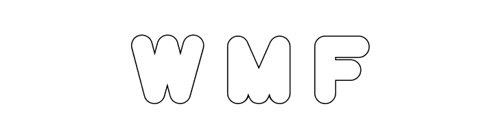 Funny and Cute-Hollow  Free Fonts Download