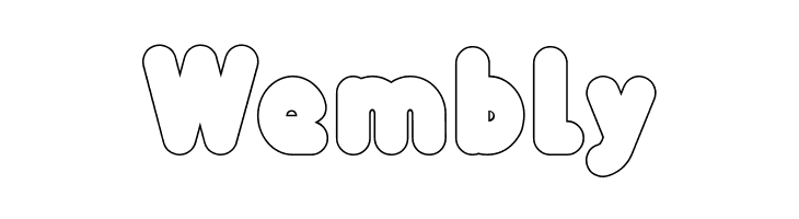 Funny and Cute-Hollow  Free Fonts Download