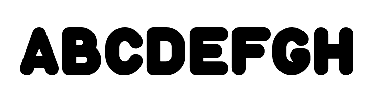 ABCDEFGH Funny and Cute-Light Font