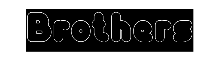 Funny and Cute-Hollow-Inverse  Free Fonts Download