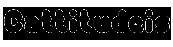 Funny and Cute-Hollow-Inverse  Free Fonts Download