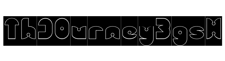 FUNNY SPORT-Hollow-Inverse  Free Fonts Download