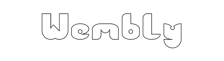 FUNNY SPORT-Hollow  Free Fonts Download