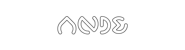 GABRIELLE-Hollow  Free Fonts Download