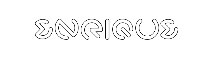 GABRIELLE-Hollow  Free Fonts Download