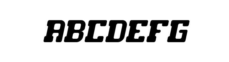 GAME ROBOT Italic  Free Fonts Download