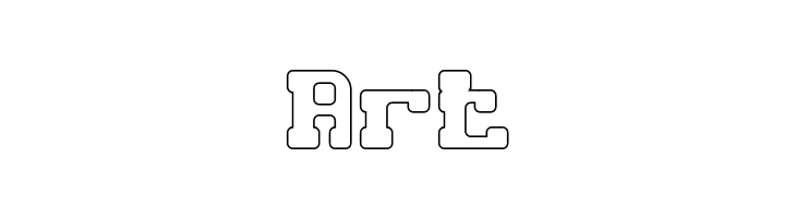 GAME ROBOT-Hollow  Free Fonts Download