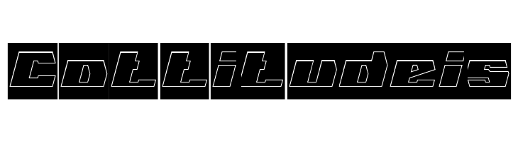 GLADIATOR SPORT-Hollow-Inverse  Free Fonts Download
