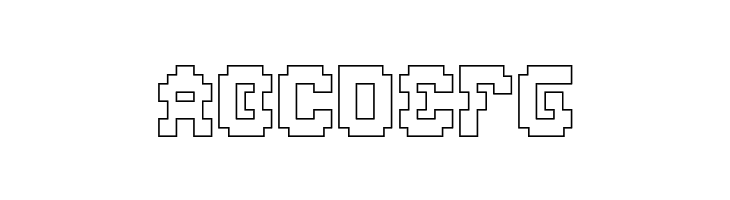 GLITCH-Hollow  Free Fonts Download