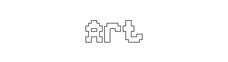 GLITCH-Hollow  Free Fonts Download