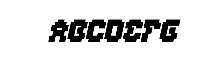 GLITCH Bold Italic  Free Fonts Download