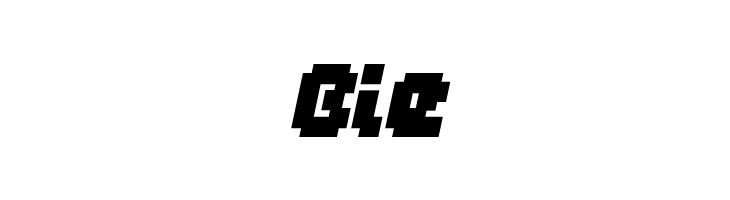 GLITCH Bold Italic  Free Fonts Download