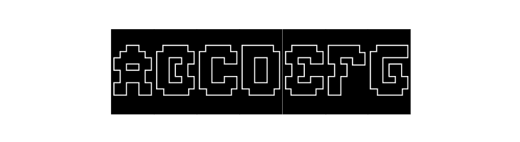 GLITCH-Hollow-Inverse  Free Fonts Download