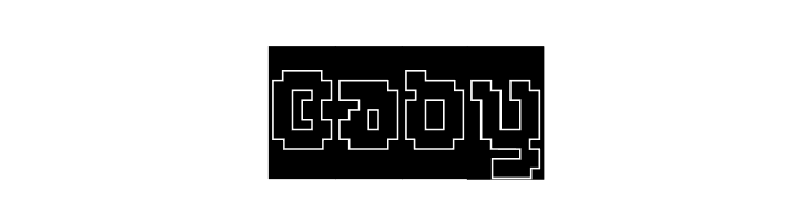 GLITCH-Hollow-Inverse  Free Fonts Download