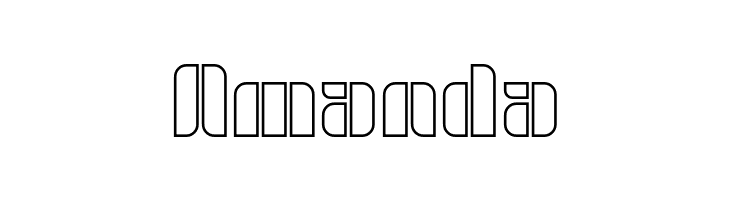 GOLDEN BAR-Hollow  Free Fonts Download