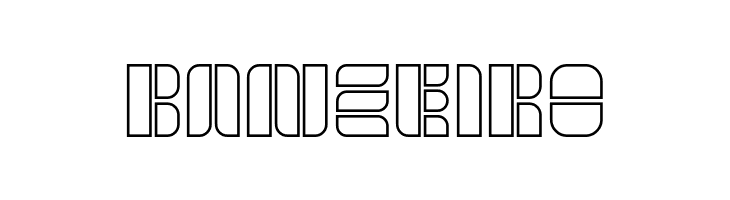 GOLDEN BAR-Hollow  Free Fonts Download