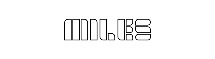 GOLDEN BAR-Hollow  Free Fonts Download