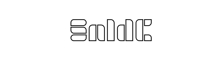 GOLDEN BAR-Hollow  Free Fonts Download