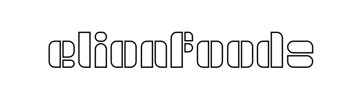 GOLDEN BAR-Hollow  Free Fonts Download