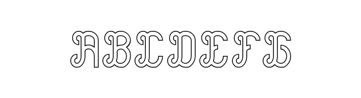 Green Avocado-Hollow  Free Fonts Download
