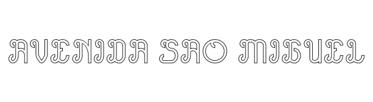 Green Avocado-Hollow  Free Fonts Download