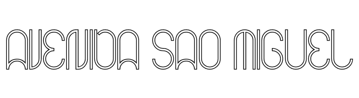 HENDERSON-Hollow  Free Fonts Download