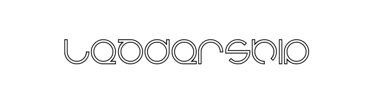 HENDERSON-Hollow  Free Fonts Download