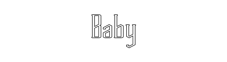 HERITAGE-Hollow  Free Fonts Download