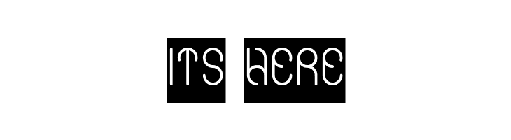 High In love-Inverse  Free Fonts Download