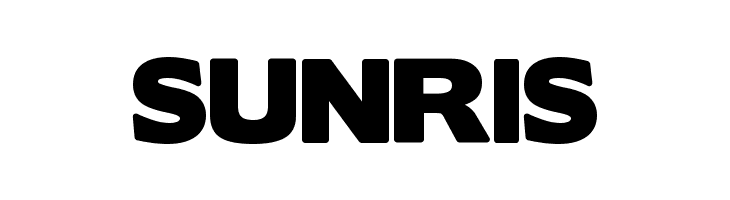 SUNRIS BorisBlackBloxx Font