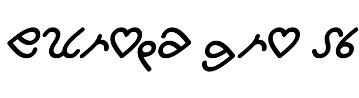I Love You Bold Italic  Free Fonts Download