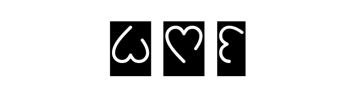 I Love You-Inverse  Free Fonts Download