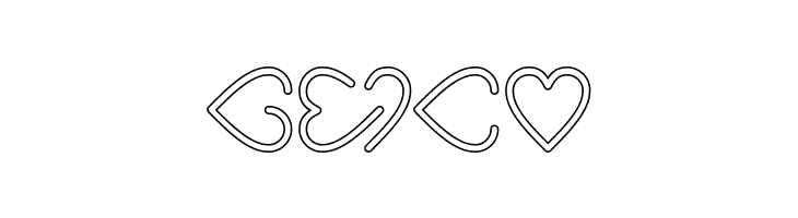 I Love You-Hollow  Free Fonts Download